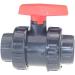 AK PVC Kugelhahn 2 paths of glue sleeve 40 mm