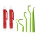 EasyULT 7Pcs Tick Remover Tool Tick Remover Kit with Set of 5 Tick Hook 2 Tick Removal Pen Painlessly Tick Remover for Dogs Cats Humans(Green) Green1