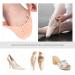 Silicone Toe Protectors for Women - Dance Gel Pads for Pointe Shoes with Breathable Hole - Brown One Size - Buy Online on SooperMarket.com
