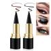 Aaiffey Gel Eyeliner Set - Waterproof Smudge Proof Eye-liner Pencil for Women - Long-Lasting Matte Black/Brown (04 Black + 03 Brown) - Buy Online on SooperMarket.com
