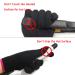 Lessmon Professional Heat Resistant Glove for Hair Styling - Curling Iron and Wand Heat Blocking - Left and Right Hand - Pink Edge Black - Buy Online on SooperMarket.com