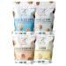 Bakeology Vegan Cookies Gluten Free Crunchy Mini Cookie Bites, Dairy Free, Non-GMO, 0g Trans Fat, Plant Based Dessert Sweets, Made with Coconut Oil & Pure Ingredients (Variety Pack)