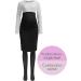 Herzmutter Maternity Skirt XL Black Cotton Pencil Midi Length - Buy Online on SooperMarket.com