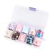 Flower Nail Foil 10 Sheet Vintage Floral Nail Transfers Decal Colorful Manicure Sticker for Wedding Party Holiday (Style F)