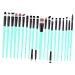 BELLIFFY 20pcs Eyeliner Eyeshadow Brush Kit Eyelash Brush Makeup Brush Kit Shadow Eye Shadow Brush Size 1 As Shown