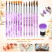 Buy Ebanku 14 PCs Professional Nail Brush Set for Gel & Acrylic Nail Art - International Shipping Available - Buy Online on SooperMarket.com