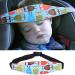 Baby Kids Safety Head Support Hugger Kids Car Seat Safety Head Support Hugger Head Support Band for Infants Baby Head Support for Car Seat Car Seat Head Support Neck Protection Belt Blue