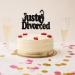Divorce Cake Toppers - Just Divorced Cake Picks | Break Up Theme Decorations - Buy Online on SooperMarket.com