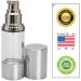 Buy Sterile Airless Pump Bottle 1 OZ - Refillable Cosmetic Container for Makeup & Serums Leak-Proof & Shockproof BPA-Free - International Shipping Available - Buy Online on SooperMarket.com