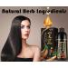 500ML MEIDU 3-in-1 Instant Black Hair Dye Shampoo with Herbal Ingredients - Fast Hair Coloring for Women & Men - 100% Grey Coverage - Buy Online on SooperMarket.com