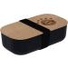 FC Bayern Munich Organic Black Lunch Box | Durable Bread Box for Kids | Perfect for School & Travel - Buy Online on SooperMarket.com