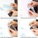 DBOO 96 Pieces Hair Extension Tape Pre-cut Double Sided Adhesive Tapes 4 x 0.8cm Human Hair Extension Tape Tabs for Replacement - Buy Online on SooperMarket.com