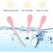 Vicloon 6 PCS Baby Fork and Spoon Set - Stainless Steel Toddler Utensils in Yellow/Pink | Baby Feeding Cutlery for Weaning and Kids - Buy Online on SooperMarket.com