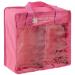Missouri Star Storage Bag for Precut Fabrics for Quilting | Sewing Box Organizer Holds Fat Quarters Charm Packs Layer Cakes | Canvas Carrying Case with Removable Dividers Small Pink NOT4569 Pink Small