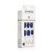 KISS imPRESS No Glue Mani Press On Nails - Chasing Stars Design Blue Short Squoval Shape 30 Nails + Accessories | International Shipping Available - Buy Online on SooperMarket.com