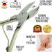 Camila Solingen CS12 Professional 4 Fingernail Toenail Nipper/Cutter - Heavy Duty Precision Stainless Steel Blade - Solingen Germany (Silver) - Buy Online on SooperMarket.com
