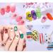 Kalolary 3D Nail Art Stickers - 1000+ Patterns Decals for Women & Kids - Spring Flower Fruit Plant Stars Moon Smiling Face - Manicure Salon Gift (12 Sheets) - Buy Online on SooperMarket.com