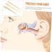 FOMIYES 3pcs Ear Cleaning Tools Kit - Ear Pick, Tweezers, Brush Set | Household Earwax Spoon Remover | Ear Wax Pick Accessories - Buy Online on SooperMarket.com