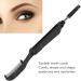 Metal Teeth Eyebrow Comb 2 in 1 Eyelash Teeth Comb Black Eyelash Brush and Comb Stainless Steel Dual Heads Foldable Grooming Teeth Eyebrow Brush for Makeup - Buy Online on SooperMarket.com