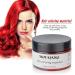 Natural Red Hair Wax EFLY 4.23 oz - Disposable DIY Hairstyle Mud Cream for Party Cosplay - Easy to Clean - Buy Online on SooperMarket.com