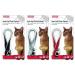 3XCat Flea Glitter Collar Black/Silver/Red