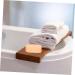 COOLHIYA Plastic Container pp soap draining rack household soap holder container travel Outdoor Fruit Dryer travel case water filter Toiletries sponge soap dish with lid Storage Box As Shown 7x10.5x3.5cm - Buy Online on SooperMarket.com