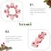 Vatocu Christmas False Nails - Short Red Press on Nails with Snowflakes, Elk, Snowman Design (24pcs) - Acrylic Stick on Nails for Women and Girls - Buy Online on SooperMarket.com