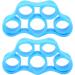 Finger Strength Trainer 2pcs Portable Environmentally Friendly Finger Movement Enhance Finger Grip Finger Strengthener for Recovery for Elderly Light Blue 6.6lb - Buy Online on SooperMarket.com