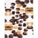 Cookies Food Chocolate Chip Biscuits Pearl Paper Greeting Card - Double-Sided Pearl Effect with Suitable for Various Occasions Cookies Food Chocolate Chip Biscuits One Size - Buy Online on SooperMarket.com