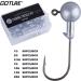 Goture Round Jig Head Hooks 1/4oz 50 Pack for Freshwater and Saltwater Fishing | Pro Swimbait Jig Heads in Fishing Box for Trout, Bass, Crappie - Buy Online on SooperMarket.com
