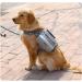 NP Dog Saddle Bags Dog Harness Backpack with Reflective Tape Waterproof Adjustable Wiring Harness Vest for Medium Large Dogs for Hiking Travel Camping (Grey) - Buy Online on SooperMarket.com