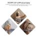 Satin Lined Shower Cap Set for Women - 4pc Flower Pattern Turbans | Washable & Stylish Hair Bonnets - Healeved - Buy Online on SooperMarket.com