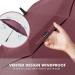 NINEMAX Large Golf Umbrella 62 Inch - Windproof, Automatic Open Double Canopy Vented, Oversized Adult Umbrella for Rain and Wind - Wine Red - Buy Online on SooperMarket.com