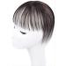100% Real Human Hair Mini Fringe 3D Clip in Air Bangs Topper Cover fof Women Natural Looking One Piece Clip in Fringe Air Bangs Hair Extensions/909