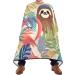 Kigai Sloth Palm Barber Cape | Professional Waterproof Hair Cutting Cape for Men & Women | Adjustable Snap Closure Hairdressing Cape - Buy Online on SooperMarket.com