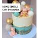 jncakes 3 Teddy Bears set cake topper 100% EDIBLE personalised name - Buy Online on SooperMarket.com