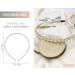 4 Pcs Pearl Headbands for Women - Gold & White Faux Pearl Hair Band with Rhinestones - Bridal Headdress Hair Hoop - Buy Online on SooperMarket.com