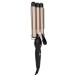 Electric Hair Curler 3 Barrel Curling Iron Wand Adjustable Hair Curler Waver Crimper Hair Styling Tool (Gold 22mm)
