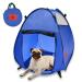 MYDEAL PRODUCTS Pop Up Pet House in a Bag for Portable Play Pen or Kennel Tent with 3 Net Windows and Zipper Door for Shade, Shelter and Safety Perfect for Dog, Cat, Rabbit + More!