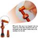 Orange 44MM BWSHLF Tubeless Presta Valve Stem Kit with Valve Core Remover Tool - Lightweight Alloy Valve Caps (Pair) - Buy Online on SooperMarket.com