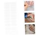 Mikinona 6 Sheets Nail Patch Stickers Sheer Nail Polish Transparent Nail Polish Manicure Kit Clear Nail Polish Nail Kits Gels Nail Sticker Gel Wraps for Nails Nail Strips Double Sided Tape - Buy Online on SooperMarket.com