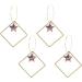KESYOO 2 Pairs Independence Day Ear Pendants | Stylish Ear Rings & Drops for Party | Independence Day Decoration - Buy Online on SooperMarket.com