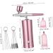 Gogogmee 1 Set Airbrush Paint Kit Manicure Kit Airbrush Makeup Nail Charging Cable Cake Aluminum Alloy - Buy Online on SooperMarket.com
