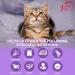Calming Cat Collar for Anxiety Relief | Adjustable, Waterproof, Safe Pheromone Anti-Anxiety Treatment | Natural Calm for Kitten, Medium, Large Cats | Purple (2 Pack) - Buy Online on SooperMarket.com
