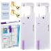 Firstomato 2PCS Disposable Ear Piercing Kit Ear Piercing Gun Self Use Ear Piercings Kit Cartilage Piercing Gun with Hypoallergenic Earrings(3mm Ball,24kt Gold) 3.0mm Ball,24Kt Gold