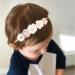 Sjbautyo 3-Piece Baby Hair Band Set | Flower Elastic Hair Jewelry for Newborns & Toddlers | Soft Headbands for Baby Girls - Buy Online on SooperMarket.com