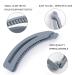 7pcs Matte Banana Hair Clips for Thick Hair - Strong Holder Ponytail Clips for Women - No Slip Fashionable Beauty Clamp - Buy Online on SooperMarket.com