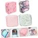 KOMBIUDA 4pcs Sanitary Napkin Storage Bags - Cute Zipper Period Pouch Set for Teen Girls - Travel Toiletry Bag Organizer - Buy Online on SooperMarket.com