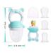 Infant Fruit Feeder Pacifier - 6 Pcs Silicone Pouches for Toddlers - 2-Pack (Light Pink) - Buy Online on SooperMarket.com