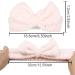 Headband for Washing Face and Makeup 2 Pieces Elastic Bow Tie Hairband for Shower Sports Spa Skincare Beauty Head Wraps Hair Accessories for Women Girls Men Boys Pink and Blue - Buy Online on SooperMarket.com